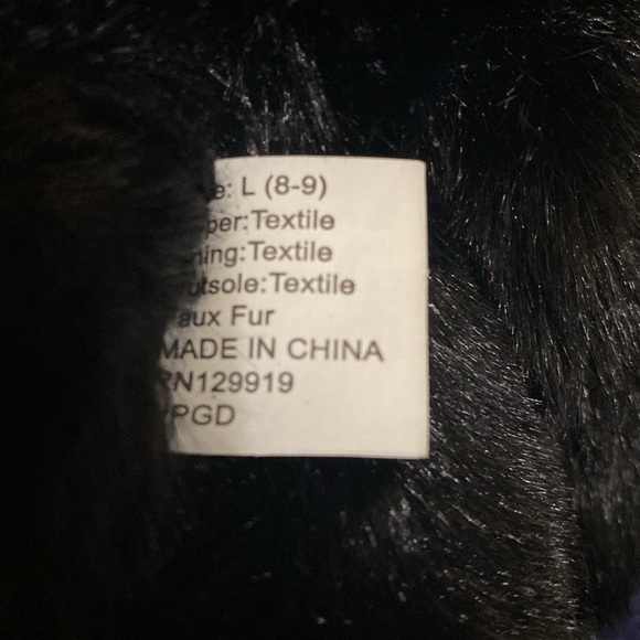 NWOT Jessica Simpson Faux Fur Slippers - Picture 6 of 6